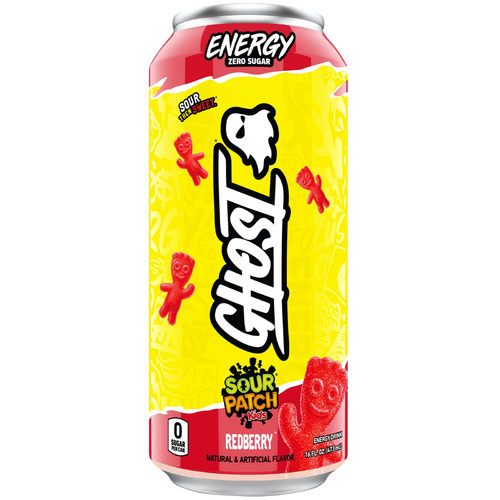 USA Ghost Sour Patch Kids Redberry 473mL