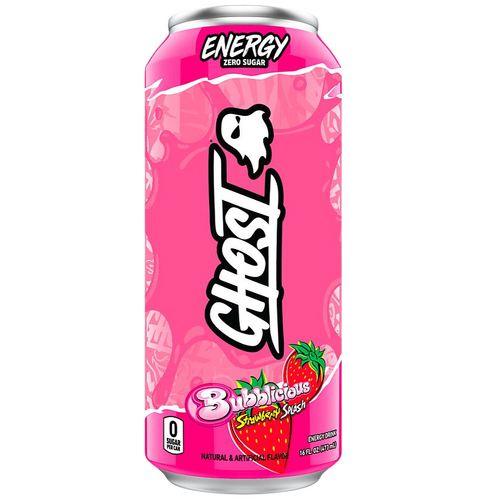 USA Ghost Bubblicious Strawberry Splash 473mL