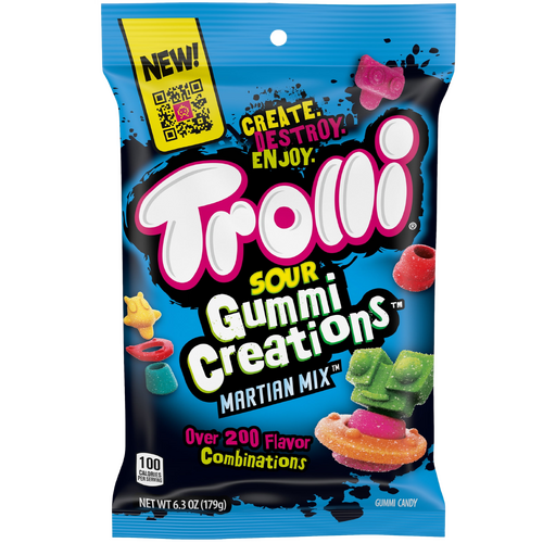 USA Trolli Sour Gummi Creations Martian Mix 120g