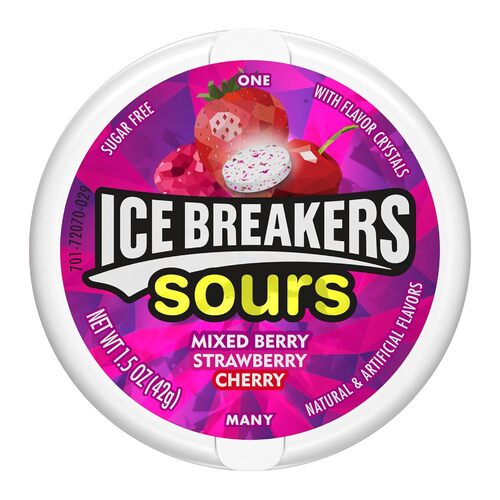 USA Ice Breakers Sours (Mixed Berry/Strawberry/Cherry)