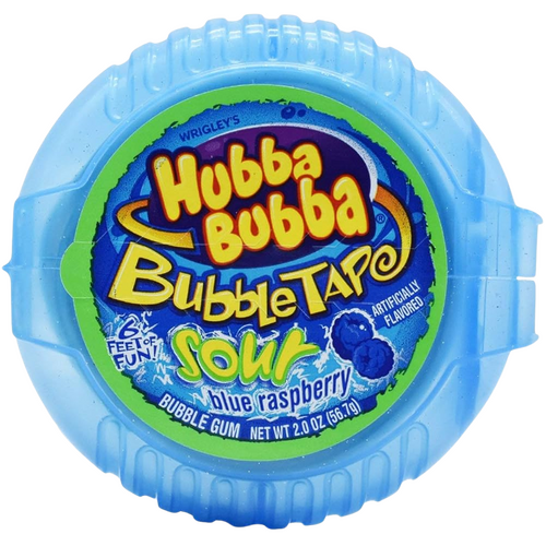 USA Hubba Bubba Bubble Tape Sour Blue Raspberry 56g