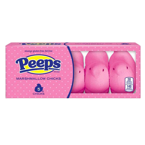 USA Peeps Marshmallow Pink Chicks 5 ct