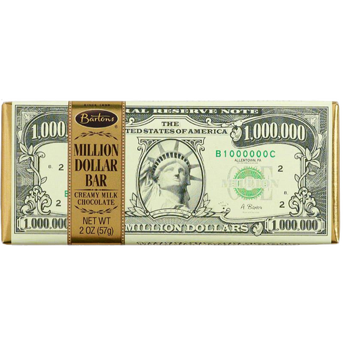 USA Bartons Million Dollor Bar 57g