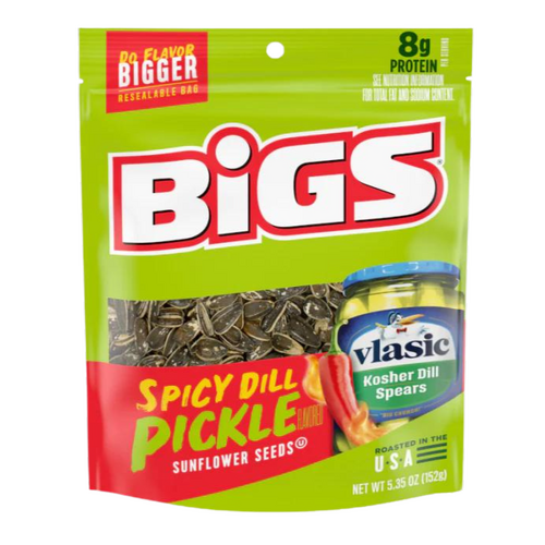 USA Bigs Sunflowers Spicy Dill Pickel  Peg Bag 152g