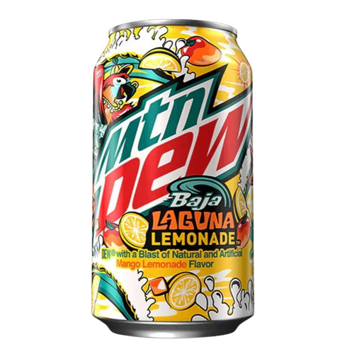 USA Mountain Dew Baja Laguna Lemonade 355mL