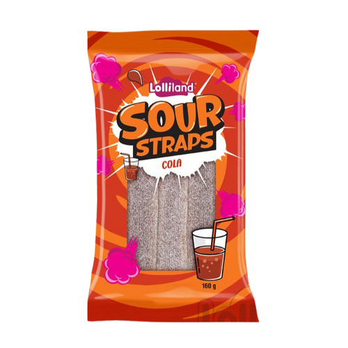 Lolliland Sour Straps Cola 160g