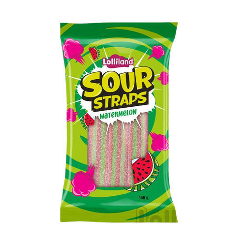 Lolliland Sour Straps Watermelon 160g