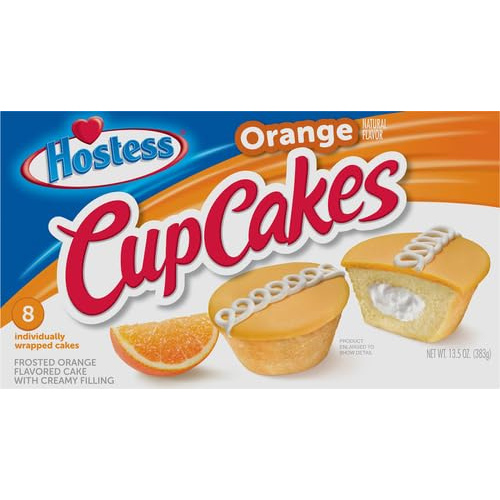 USA Hostess Orange Cup Cakes 382g