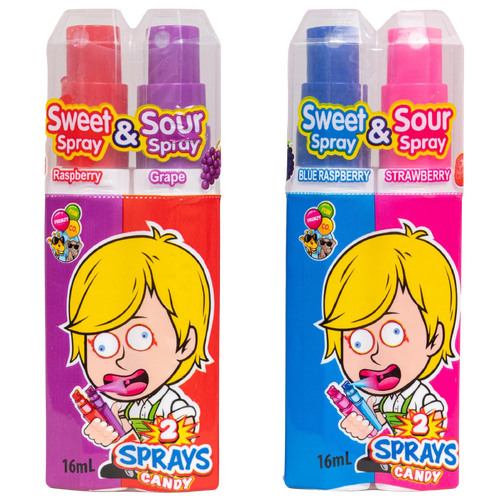 Fun Frenzy 2 Sprays Candy Sweet And Sour 16ml 