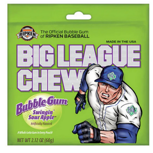 USA Big League Sour Chew Apple 60g