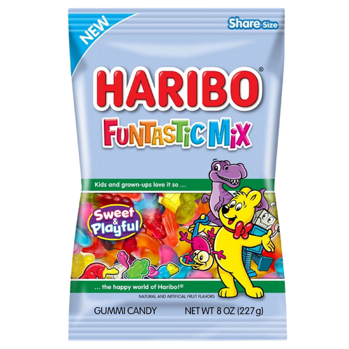 USA Haribo Funtastic Mix Peg Bag 141g