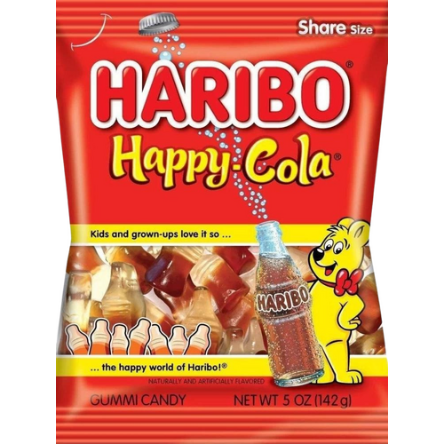 Haribo Happy Cola Peg Bag 141g