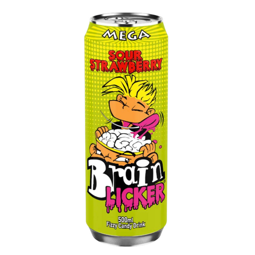 USA Brain Licker Sour Strawberry Soda 500ml