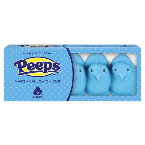 USA Peeps Marshmallow Blue Chicks 5 ct