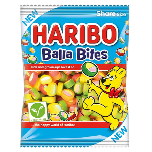 UK Haribo Balla Bites 140g