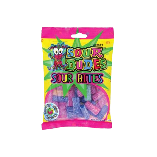 USA Sour Dudes Sour Bites Asstd 127g