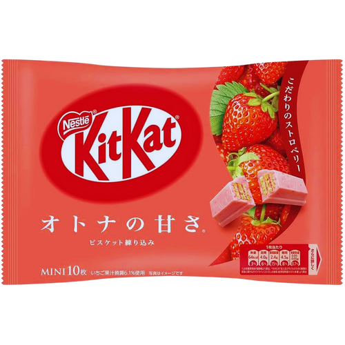 Japanese Nestle Kit Kat Mini Strawberry 11P 113g