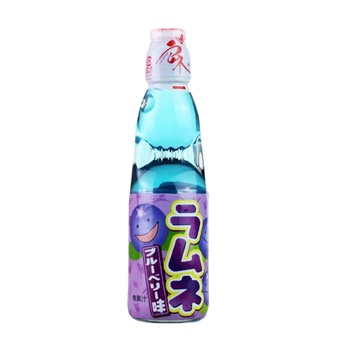 Japanese Hata Ramune Drink Blueberry 200mL