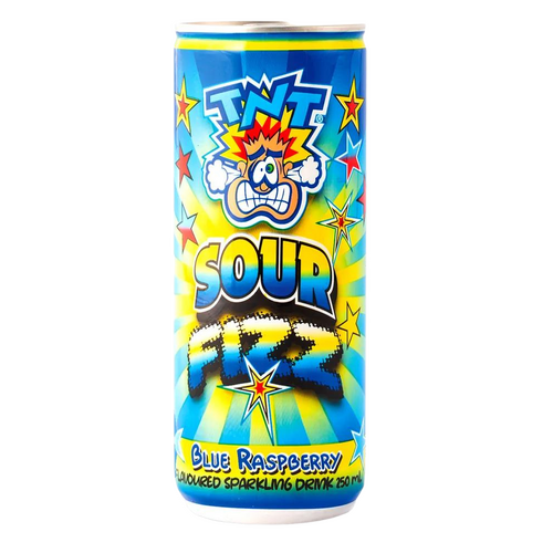 TNT Sour Fizz Blue Raspberry 250mL