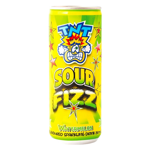 TNT Sour Fizz Watermelon 250mL