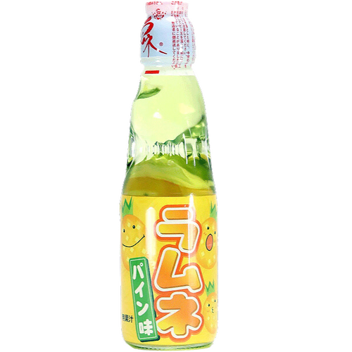 Japanese Hata Ramune Drink  Pineapple 200ml