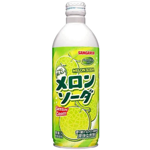 Japanese Sangaria Melon Soda 500ml