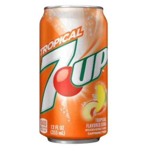 USA 7UP Tropical Soda 355ml