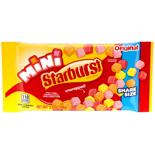 USA Starburst Minis Share Size 99g