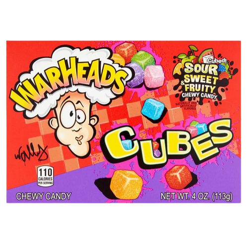 USA Warheads Sour Chewy Cubes 113g