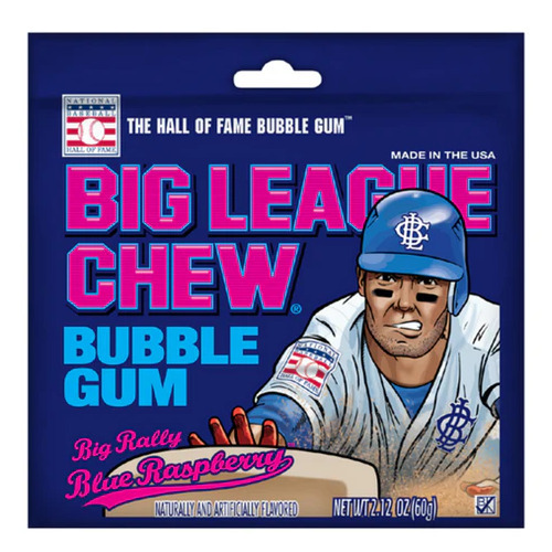 USA Big League Chew BigRally BlueRasp 60g