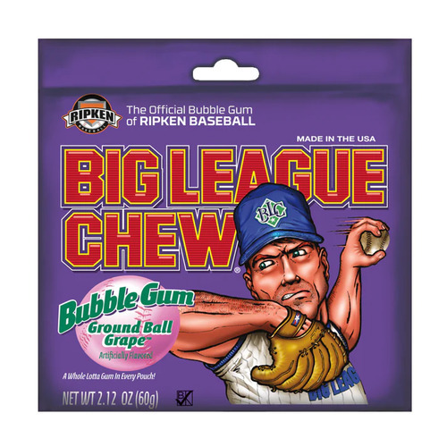 USA Big League Chew Ground Ball Grape 60g