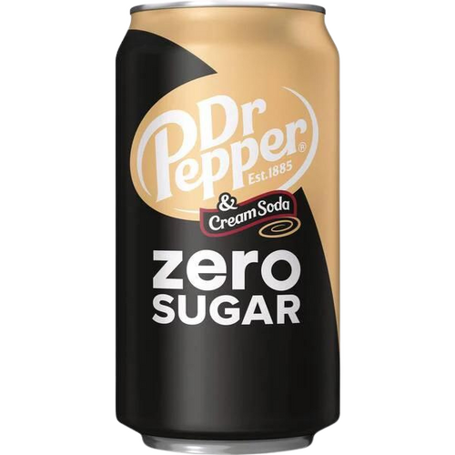 USA Dr.Pepper Cream Soda Zero Sugar 355mL