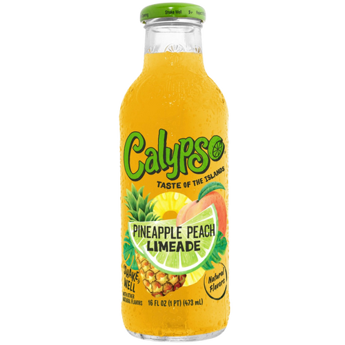 USA Calypso Pineapple Peach Lemonade 473mL