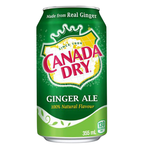 USA Canada Dry Ginger Ale Can 355mL