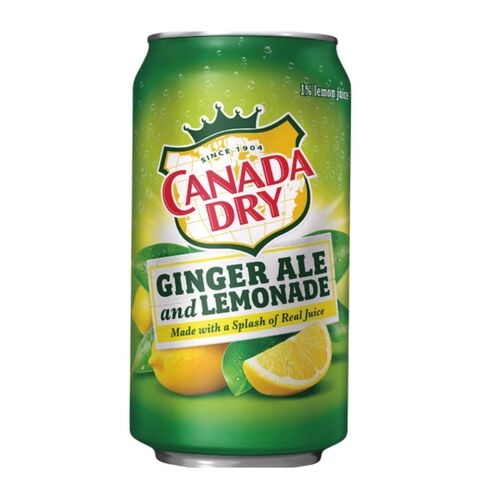 USA Canada Dry Ginger Ale &amp; Lemonade 355mL