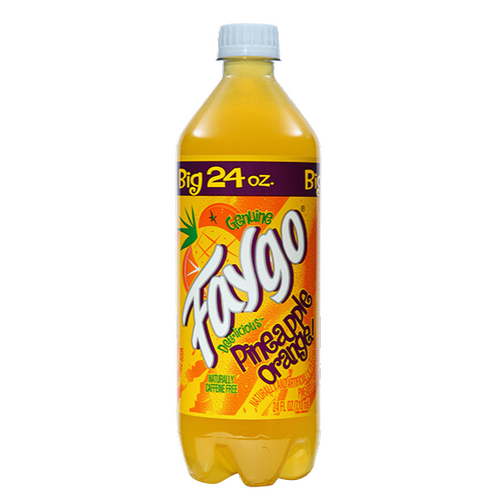 USA Faygo Pineapple Orange 680mL 