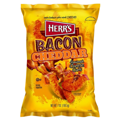 USA Herrs Bacon Cheddar 170g