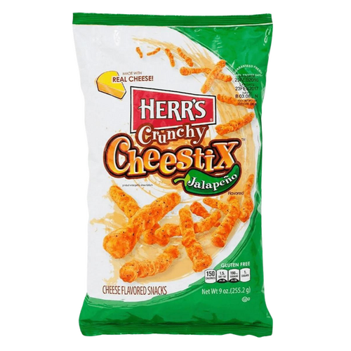 USA Herrs Cheese Stix Jalapeno 255g