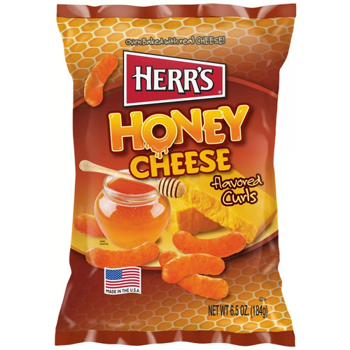 USA Herrs Honey Cheese Curls 184g 