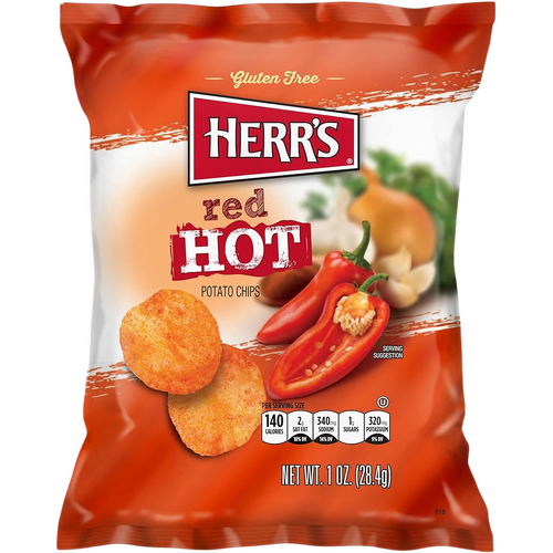 USA Herrs Red Hot Chips 99g