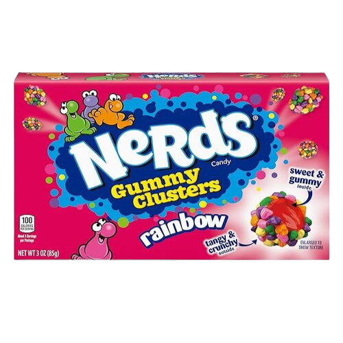 USA Nerds Gummy Cluster Theatre Box 85g