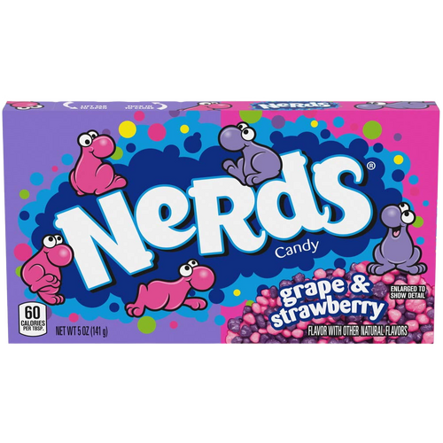 USA Nerds Grape Strawberry Theatre Box 141g